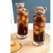 Forma de gelo silicone molde de ursinho