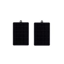 Forma de Gelo Silicone Preto Retangular 24 Cubos 2un