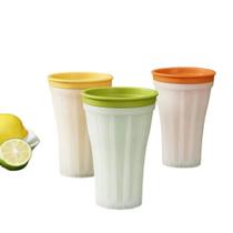 Forma de Gelo Smoothie Copo Com Tampa