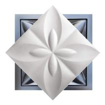 Fôrma de Gesso 3d Flor Do Oriente 34x34cm Abs 1,5 Gesso/cimento 3d 604