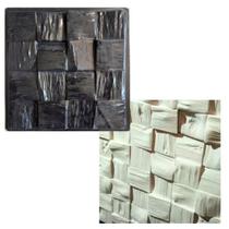 Forma De Gesso Modelo MADEIRA 3D 30x30 Formas p/ Gesso Decoração 3D Envios em até 24h Uteis