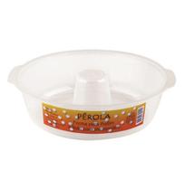 Forma de Microondas para Bolo e Pudim Perola 6x21,5cm de Diametro - Paviplast Forma de Microondas para Bolo e Pudim Perola 6x21,5cm de Diametro - Paviplast