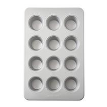 Forma de muffin KitchenAid de 12 xícaras de aço aluminizado antiaderente Forma de muffin KitchenAid de 12 xícaras de aço aluminizado antiaderente