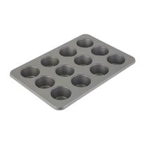 Forma de muffin KitchenAid de 12 xícaras de aço aluminizado antiaderente
