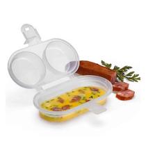 Forma de Ovo e Omelete para Microondas Nitron Rápido Prático