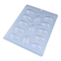 Forma de ovo liso 20 gramas com 13 cavidades Forma de ovo liso 20 gramas com 13 cavidades