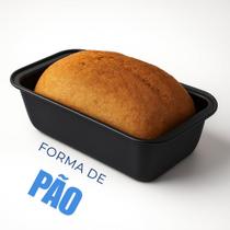 Forma de Pão Assadeira Retangular 26 x 13 Cm Antiaderente Não Gruda Forma de Pão Assadeira Retangular 26 x 13 Cm Antiaderente Não Gruda