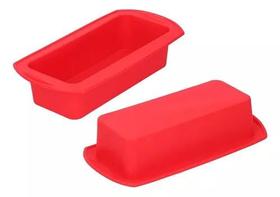 Forma De Pão Bolo Retangular Assadeira Em Silicone Cozinha 015