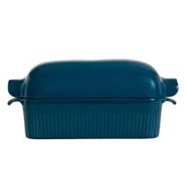 Forma de Pão com Tampa Refratária 29 cm Verdigris 1,1 L Germer Forma de Pão com Tampa Refratária 29 cm Verdigris 1,1 L Germer