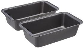 Forma de Pão Retangular Amazon Basics (24x13cm) - Cinza