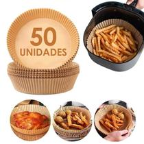 Forma De Papel Airfryer Antiaderente 50 Unds Descartáveis