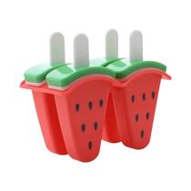 Forma De Picolé Em Forma De Melancia Com Tampa, Ferramenta De Cozinha Para Fazer Sorvete Caseiro E