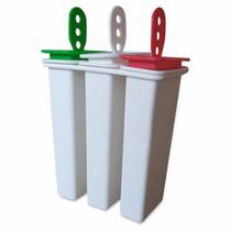 Forma De Picolé Paleta Mexicana Recheado C/Recheador Cozinha Forma De Picolé Paleta Mexicana Recheado C/Recheador Cozinha