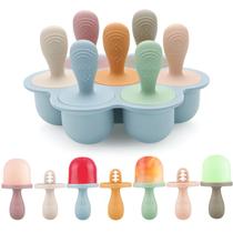 Forma de Picolé PandaEar de Silicone com 7 Cavidades, Livre de BPA Forma de Picolé PandaEar de Silicone com 7 Cavidades, Livre de BPA
