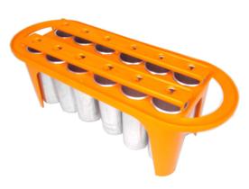 Forma de Picole Redondo Com Guia De Palito Aluminio 12 Picoles Forma de Picole Redondo Com Guia De Palito Aluminio 12 Picoles