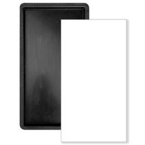 Forma de Pisante Liso Retangular em ABS para Concreto Gesso - 60x30 cm