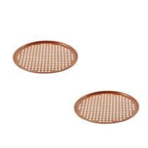 Forma De Pizza 2 (Duas) Unidades Cor Cobre