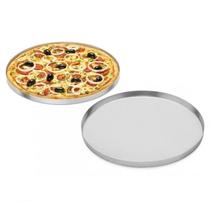 Forma De Pizza 35 Cm Aluminio Kit 3 Unids