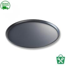 Forma de Pizza Antiaderente 31cm Profissional Aço Carbono Não Gruda Assadeira Redonda Forno Forma de Pizza Antiaderente 31cm Profissional Aço Carbono Não Gruda Assadeira Redonda Forno