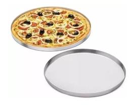 Forma De Pizza De Alumínio 35 Cm