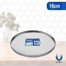 Forma de Pizza de Alumínio Nº 16 16 cm Linha Polida Fabricada pela Indústrias Fênix