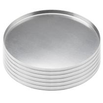 Forma De Pizza Grande Aluminio 35 cm 6 Peças Restaurante