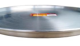 Forma De Pizza Grande Alumínio 38Cm Borda Reforçada Belmar