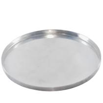 Forma De Pizza Mini Com 12 Cm Diametro Em Aluminio Com Borda Resistente