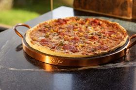 Forma de Pizza Pedra Sabão Grande 37 cm (cobre) - SÃO JOSÉ