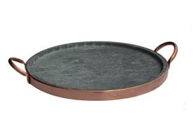 Forma de Pizza Pedra Sabão Mini 22 cm (cobre) - SÃO JOSÉ