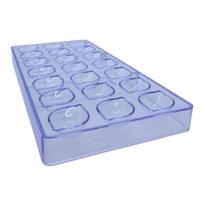 Forma De Poliestireno - Choco Limão - 21 Cavidades - 1 unidade - Cromus Linha Profissional Allonsy - Rizzo Forma De Poliestireno - Choco Limão - 21 Cavidades - 1 unidade - Cromus Linha Profissional Allonsy - Rizzo