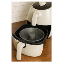 Forma de Pudim antiaderente para Airfryer 18 cm cinza