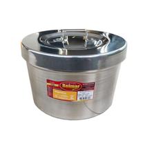 Forma De Pudim Banho Maria Com Tampa Grande 20Cm 2,9L Belmar