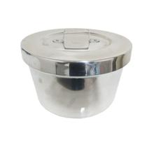 Forma De Pudim Banho Maria Com Tampa Grande 24Cm 4,6L Docesa
