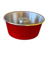 Forma de Pudim Craqueada Vermelha 0,9L Modelo 16