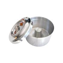 Forma De Pudim De Alumínio Com Tampa Nº18 Vai ao Forno Extang Forma De Pudim De Alumínio Com Tampa Nº18 Vai ao Forno Extang