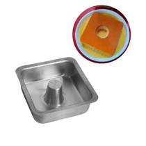 Forma de pudim quadrada média 20 cm