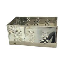 Forma de queijo inox para prensa retangular 1/2 KG