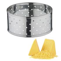 Forma de Queijo Redonda 1kg Inox Resistente Malta