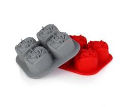Forma de Rosas para Gelo em Silicone