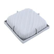 Forma De Silicone - 17,5X17,5X4,5Cm - Quadrado Explosão - 1 unidade - Cromus Linha Profissional Allonsy - Rizzo