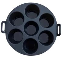 Forma De Silicone 20.5x5cm Para Mini Bolo Cupcake Airfryer