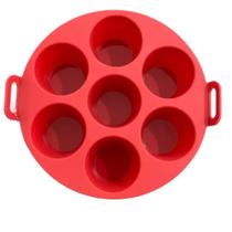 Forma De Silicone 20.5x5cm Para Mini Bolo Cupcake Airfryer