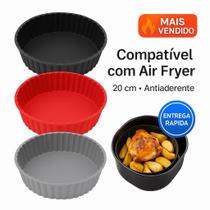 Forma de Silicone 20 cm Compatível Air Fryer Antiaderente 4,7 51