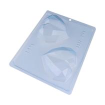 Forma de silicone 3 partes coração lapidado 200g cod 9837 bwb