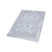 Forma de silicone 3 partes tablete triângulo cod 9911 Bwb
