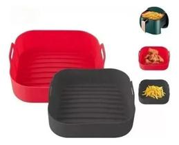 Forma De Silicone Airfryer Cesto Fritadeira Elétrica Grande Forma De Silicone Airfryer Cesto Fritadeira Elétrica Grande