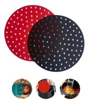Forma de Silicone Airfryer Redonda Para Forno e Microondas Resistente Kit 2 Forma de Silicone Airfryer Redonda Para Forno e Microondas Resistente Kit 2
