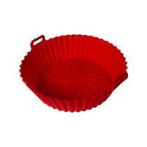 Forma De Silicone Antiaderente C/Alça Para AirFryer 16x6cm Forma De Silicone Antiaderente C/Alça Para AirFryer 16x6cm