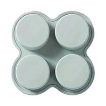Forma De Silicone Antiaderente Para Fritadeira a Ar, Redonda, Com 4 Cavidades, Para Cozinhar Ovos E